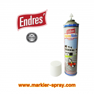 Endres bester AbgrenzMarker Art-Nr. 5110 weiß. Markierspray z.B. für Lagerhallen + Parkplatz. Auf Lager. TOP