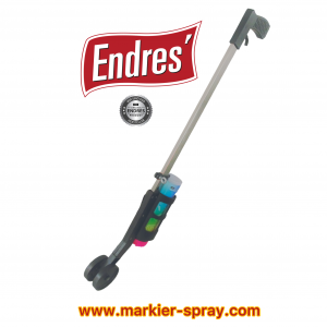 Endres bester 2 Rad-Markierstock-Endres (durch eigene Herstellung) Art-Nr.4717, für Markierspray z.B. Spot-Marker Endres Art-Nr. 53565 pink . Am Lager