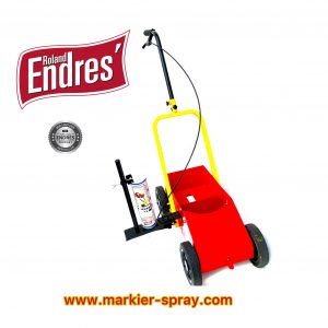 Endres bester 4Rad-Markierwagen ( durch eigene Herstellung) Art-Nr.5080.2, z.B. für AbgrenzMarker-Endres Art-Nr.5110 weiß, zum Sprühen von langen, geraden Linien. Am Lager (Kopie)